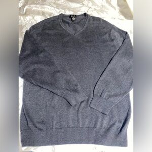 Jos. A. Bank 100% pima cotton V-neck lightweight sweater size XXL